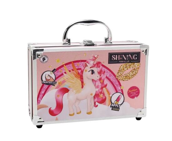 Набор для макияжа в чемоданчике с единорогом