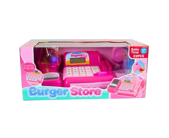 Кассовый аппарат "Бургерный магазин", со звуковыми и световыми эффектами