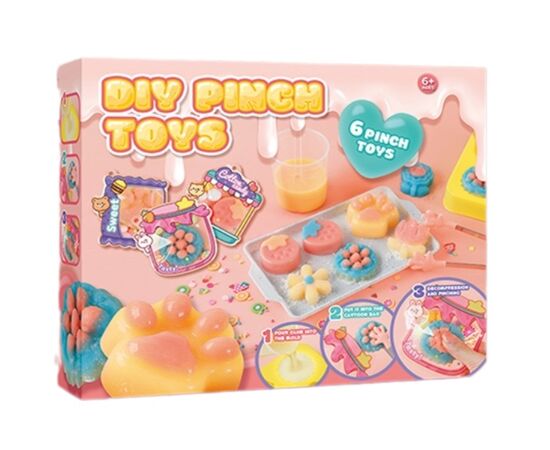 Набор для творчества от бренда Essa Toys «Сделай сам: игрушки-антистресс», на 6 форм