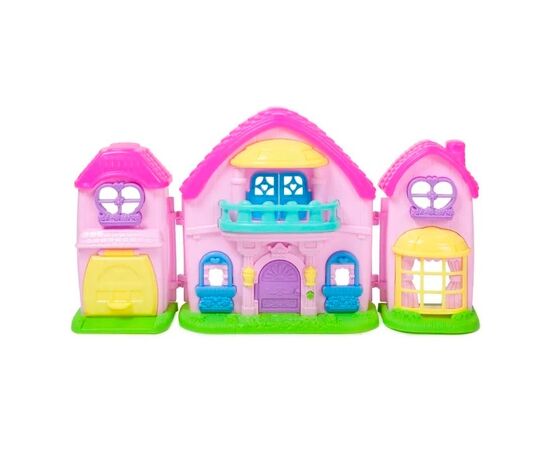 Кукольный домик с аксессуарами "Мой счастливый дом", со звуковыми и световыми эффектами