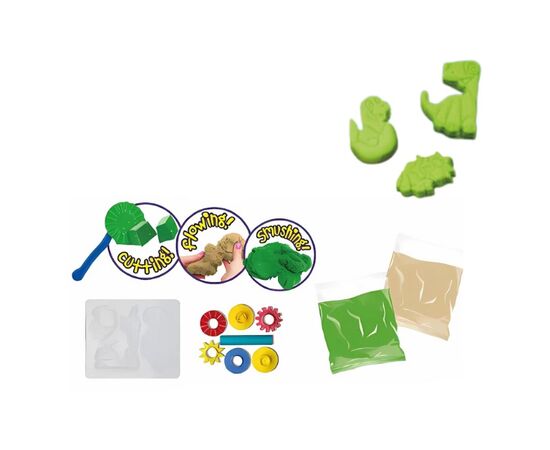 Кинетический набор от бренда Play-Toys "Мир динозавров из песка"
