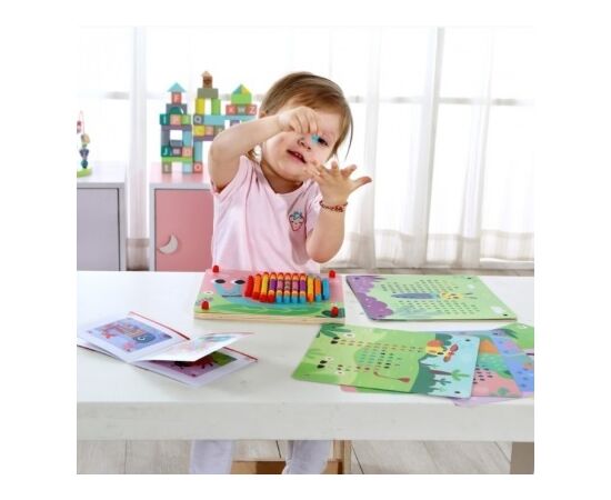 Деревянная мозаика «Веселые животные» от бренда Tooky Toy