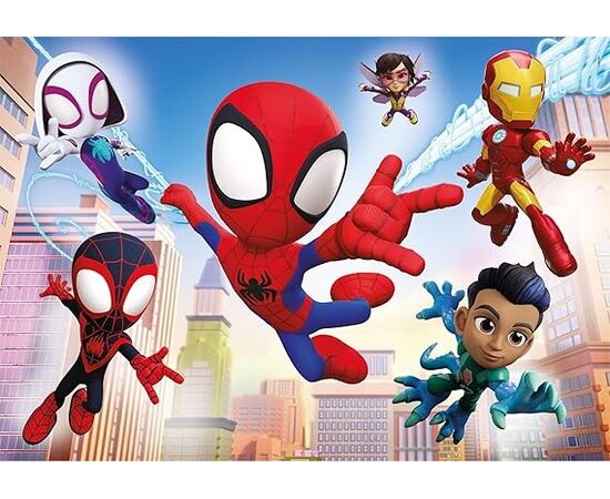 Пазл от бренда Clementoni "Человек-паук и его друзья", 2*60 элементов