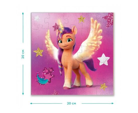 Пазл от бренда Dodo 3 в 1 "Зип и Санни", серия My little pony, на 25, 36, и 54 элемента Пазл от бренда Dodo 3 в 1 "Зип и Санни", серия My little pony, на 25, 36, и 54 элемента