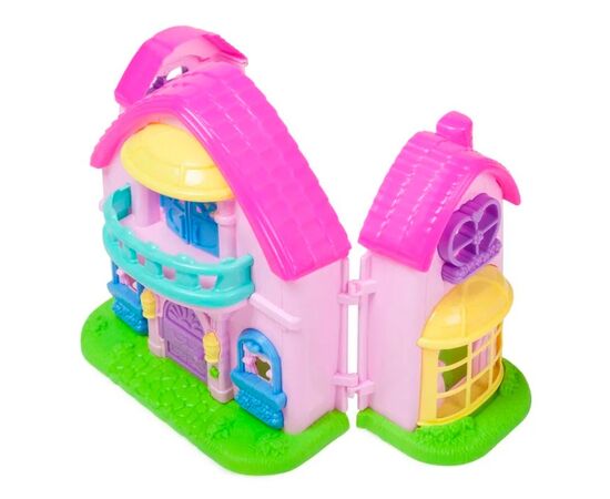 Кукольный домик с аксессуарами "Мой счастливый дом", со звуковыми и световыми эффектами