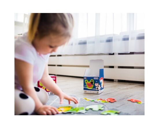 Пазл от бренда Dodo 6 в 1 "Домашние животные", на 2, 3 и 4 элемента