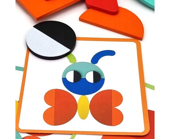 Деревянный пазл "Формы" от бренда Tooky Toy
