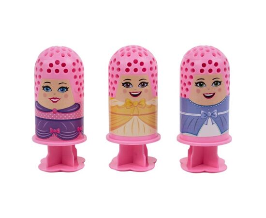 Игровой набор для лепки от бренда Play-Toys "Принцесса с блестящими волосами"