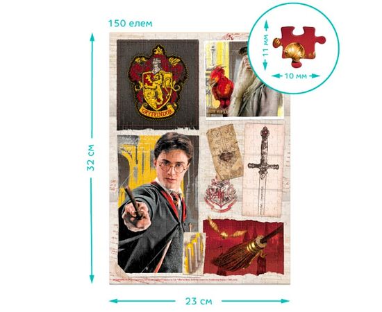 Пазл от бренда Dodo "Гриффиндор" серия Гарри Поттер, 150 элементов Пазл от бренда Dodo "Гриффиндор" серия Гарри Поттер, 150 элементов