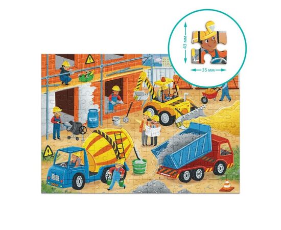 Пазл от бренда Dodo "Строитель" серия Профессии, 150 элементов