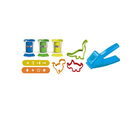 Игровой набор для лепки от бренда Play-Toys "Неоновые динозавры" Игровой набор для лепки от бренда Play-Toys "Неоновые динозавры"