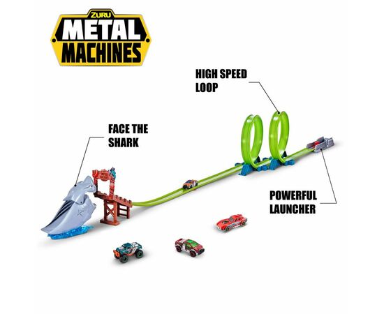 Трек Metal Machines "Атака акулы" от бренда Zuru Трек Metal Machines "Атака акулы" от бренда Zuru