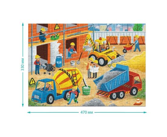Пазл от бренда Dodo "Строитель" серия Профессии, 150 элементов
