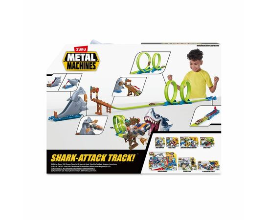Трек Metal Machines "Атака акулы" от бренда Zuru Трек Metal Machines "Атака акулы" от бренда Zuru