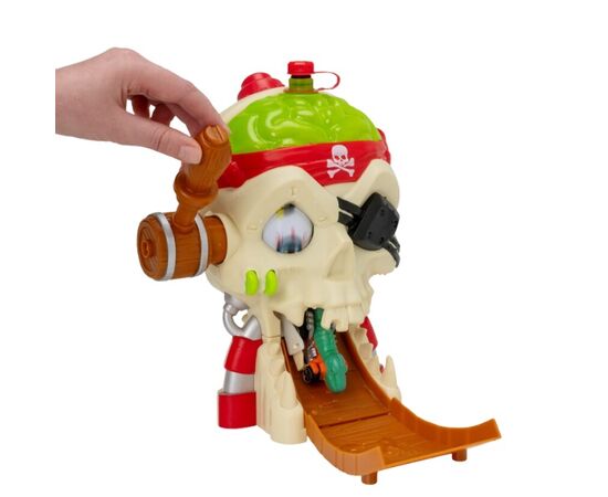 Игровой набор «Трасса с черепом и машинкой, меняющей цвет» от бренда Teamsterz Игровой набор «Трасса с черепом и машинкой, меняющей цвет» от бренда Teamsterz