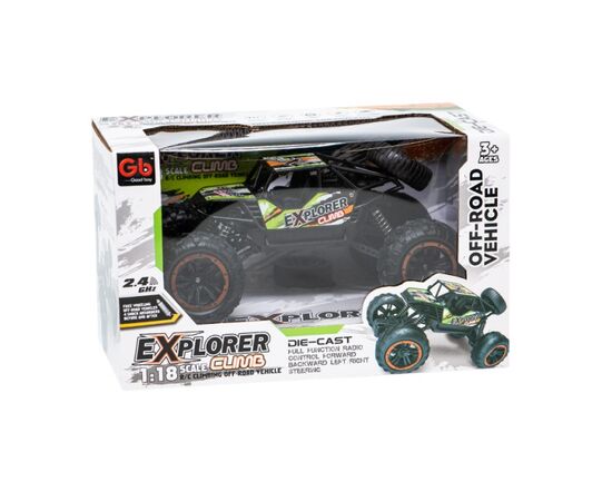1:18 Внедорожник "Explorer Climb" на радиоуправлении, зеленый