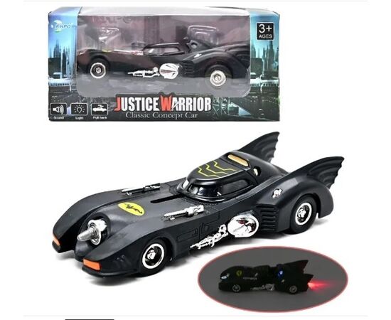 Инерционная машинка "Бетмобиль" с подсветкой и звуком Инерционная машинка "Бетмобиль" с подсветкой и звуком