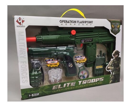 Игровой набор военного с аксессуарами