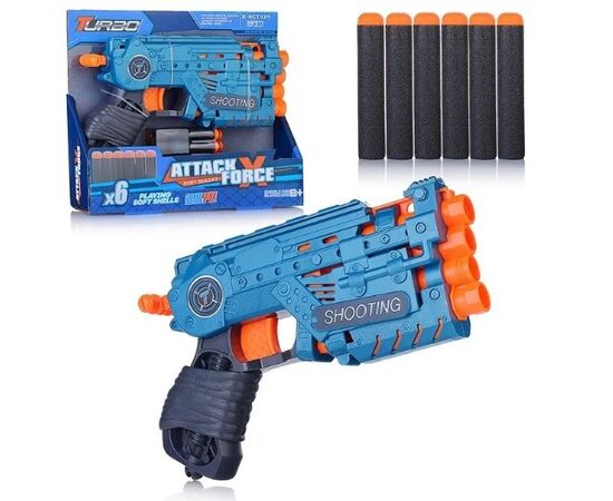 Бластер "Turbo" с 6 круглыми пулями
