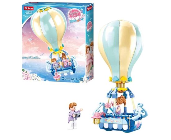 Конструктор от бренда Sluban “Воздушный шар”, 124 элемента