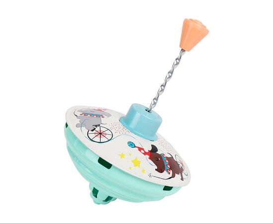 Металлическая вращающаяся юла "Цирковые животные" Металлическая вращающаяся юла "Цирковые животные"