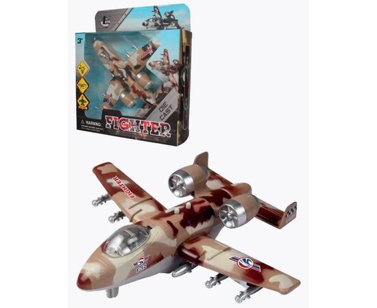 1:24 Инерционный самолет со светом и звуком