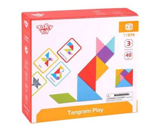 Деревянная игрушка "Танграм" от бренда Tooky Toy