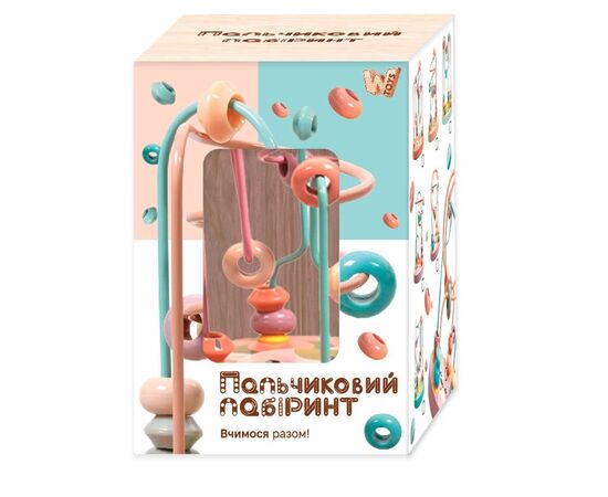 Пальчиковый лабиринт "Учимся вместе" от бренда WToys