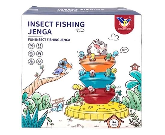 Музыкальная магнитная игра "Поймай червячка"