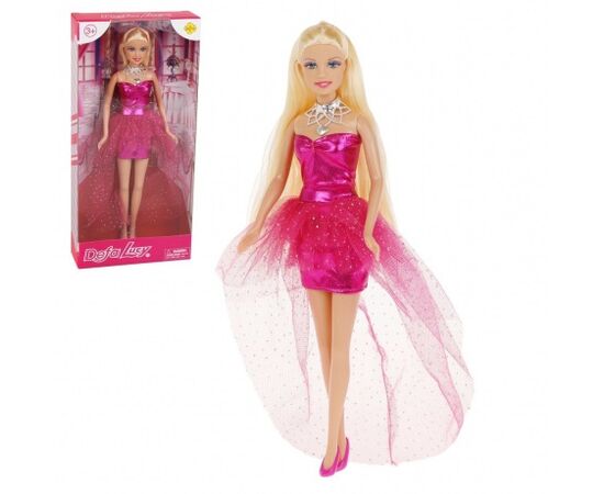 Кукла в розовом платье от бренда Defa Lucy