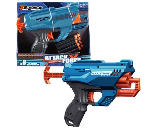 Бластер "Turbo" с 8 круглыми пулями