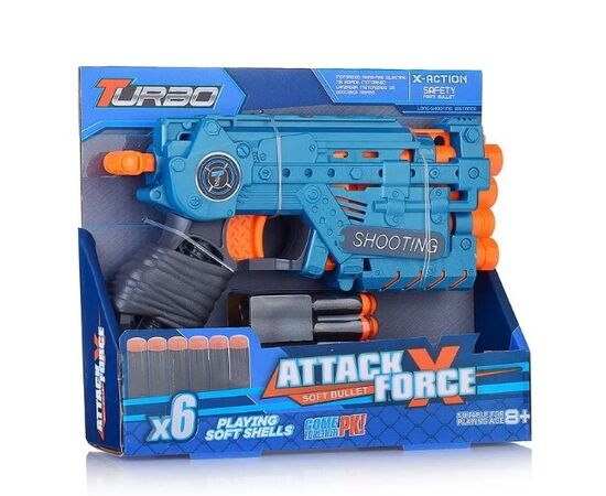 Бластер "Turbo" с 6 круглыми пулями