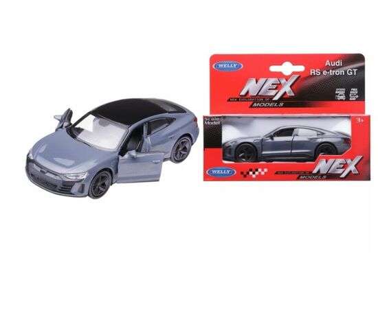 1:34 Металлическая машинка Audi RS e-tron GT  от бренда Welly