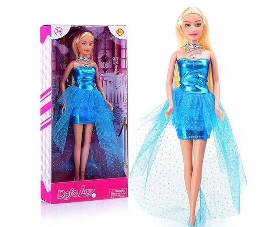 Кукла в голубом платье от бренда Defa Lucy