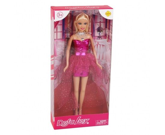 Кукла в розовом платье от бренда Defa Lucy