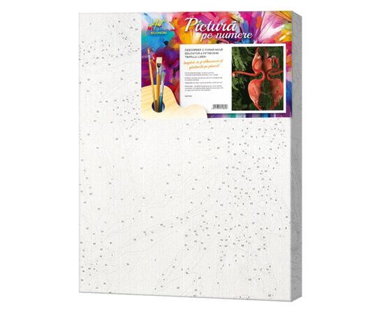 Картина по номерам 40*50 "Фламинго в Джунглях" от бренда Art Gallery, без упаковки