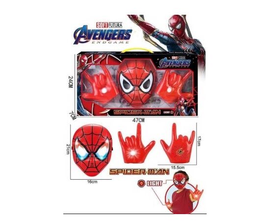 Набор с маской и перчатками "Человек-Паук"