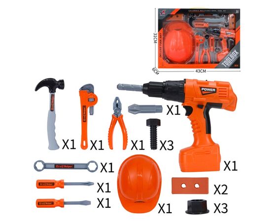 Набор детских инструментов "Toolbox"
