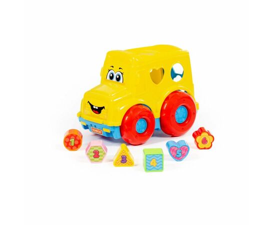 Развивающая игрушка-сортер "Автобус" Развивающая игрушка-сортер "Автобус"