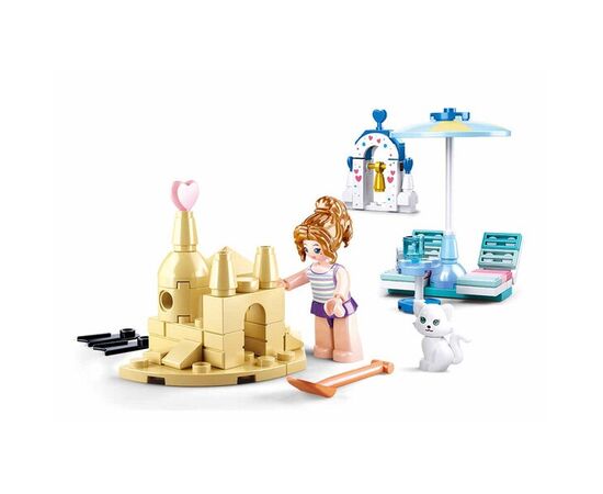 Конструктор от бренда Sluban “Райский пляж”, 102 элемента