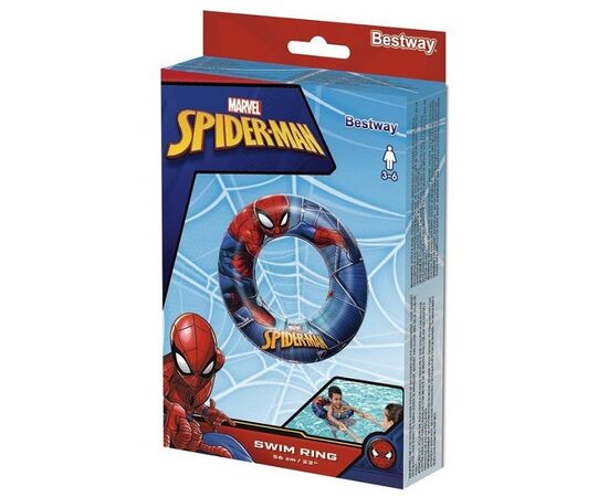Надувной круг D56см "Человек паук" 3-6 лет, от бренда Bestway