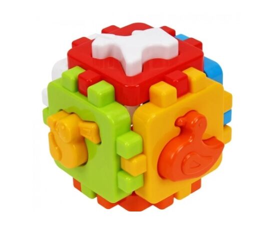 Куб - сортер "Умный малыш 1+1" от бренда ТехноК