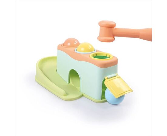 Сортер-горка с мячиками и молоточком от бренда Dolu