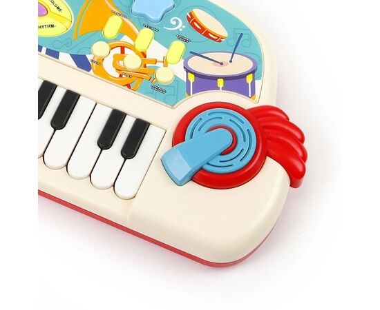 Детский синтезатор с микрофоном