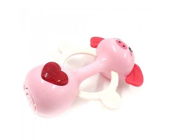 Музыкальная погремушка с подсветкой "Поросенок"