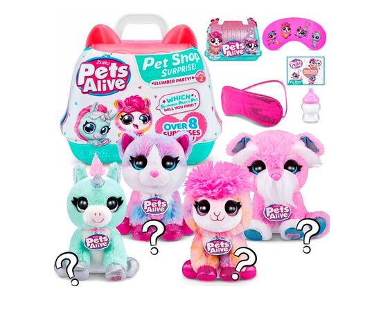 Интерактивная мягкая игрушка Zuru Pet Shop Surprise "Slamber Party"