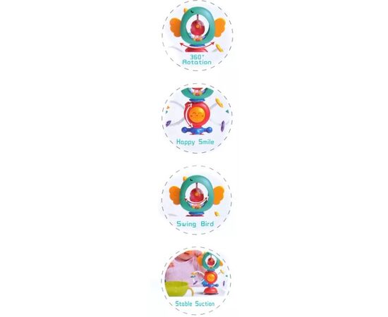 Погремушка на присоске "Птичка"