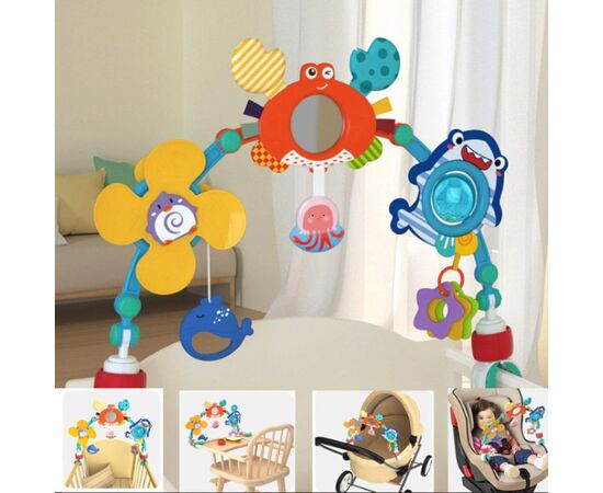 Развивающая дуга для колясок и кроваток "Веселый краб" от бренда Huanger