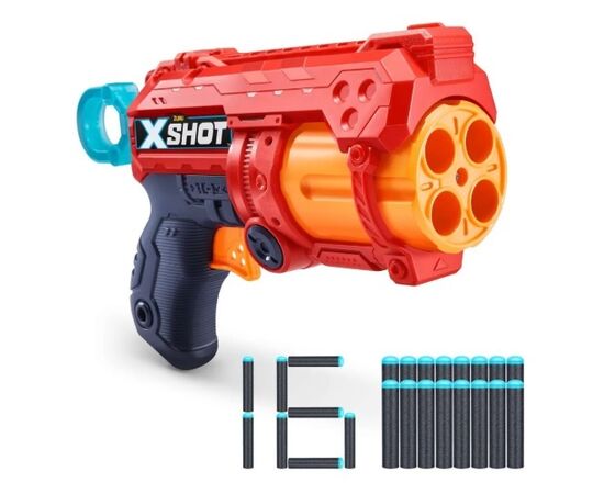 Бластер X-Shot "Fury 4", 16 патронов