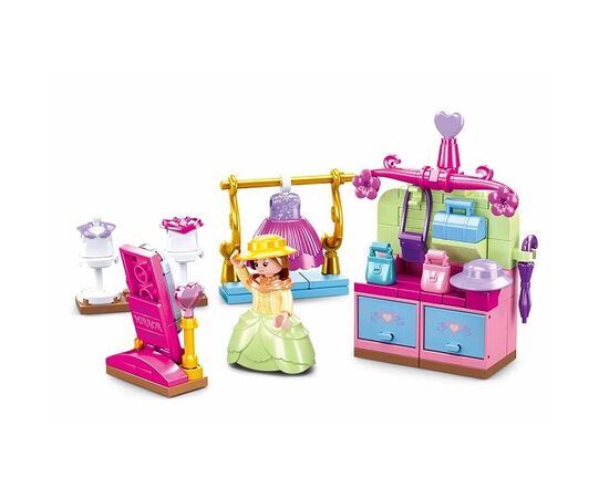 Конструктор от бренда Sluban “Магазин одежды”, 103 элемента